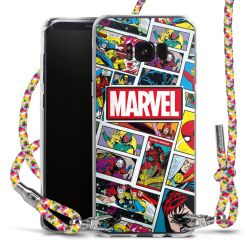 New Carry Case Transparent Stoff colourful/silber