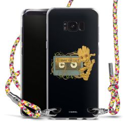 New Carry Case Transparent Stoff colourful/silber