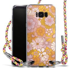 New Carry Case Transparent Stoff colourful/silber