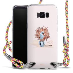 New Carry Case Transparent Stoff colourful/silber