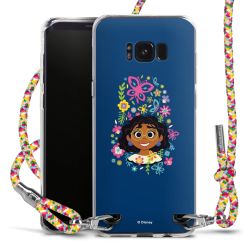 New Carry Case Transparent Stoff colourful/silber