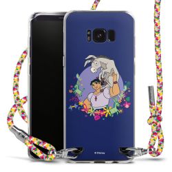 New Carry Case Transparent Stoff colourful/silber