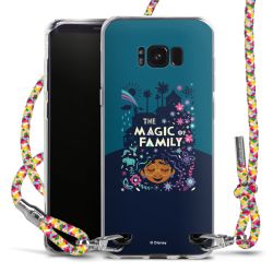 New Carry Case Transparent Stoff colourful/silber