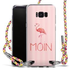 New Carry Case Transparent Stoff colourful/silber