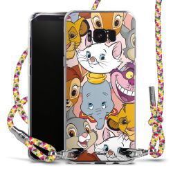 New Carry Case Transparent Stoff colourful/silber