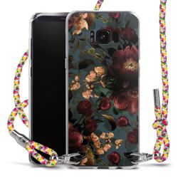 New Carry Case Transparent Stoff colourful/silber