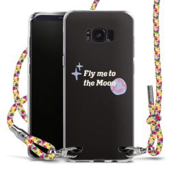 New Carry Case Transparent Stoff colourful/silber