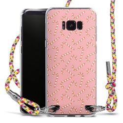 New Carry Case Transparent Stoff colourful/silber