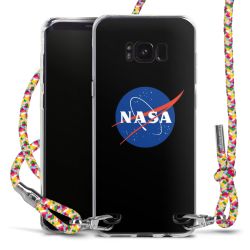 New Carry Case Transparent Stoff colourful/silber