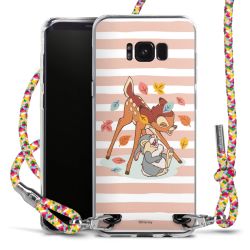 New Carry Case Transparent Stoff colourful/silber