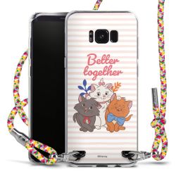 New Carry Case Transparent Stoff colourful/silber