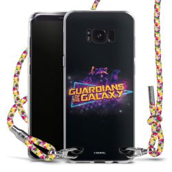 New Carry Case Transparent Stoff colourful/silber