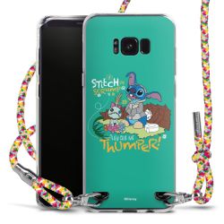 New Carry Case Transparent Stoff colourful/silber