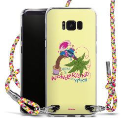 New Carry Case Transparent Stoff colourful/silber