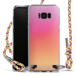 New Carry Case Transparent Stoff colourful/silber