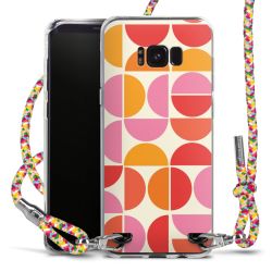 New Carry Case Transparent Stoff colourful/silber