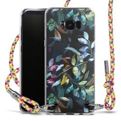 New Carry Case Transparent Stoff colourful/silber