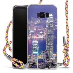 New Carry Case Transparent Stoff colourful/silber