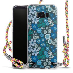 New Carry Case Transparent Stoff colourful/silber