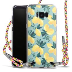 New Carry Case Transparent Stoff colourful/silber