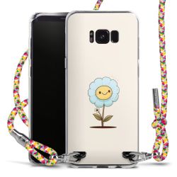 New Carry Case Transparent Stoff colourful/silber