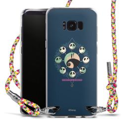 New Carry Case Transparent Stoff colourful/silber