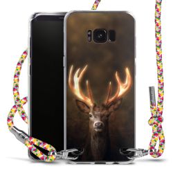 New Carry Case Transparent Stoff colourful/silber