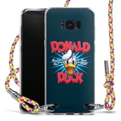 New Carry Case Transparent Stoff colourful/silber