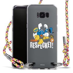 New Carry Case Transparent Stoff colourful/silber