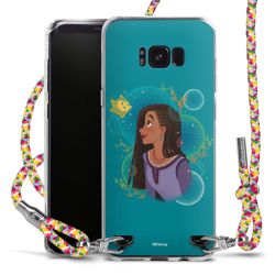 New Carry Case Transparent Stoff colourful/silber