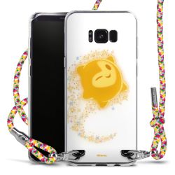 New Carry Case Transparent Stoff colourful/silber