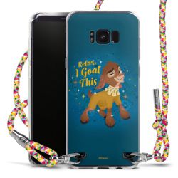 New Carry Case Transparent Stoff colourful/silber