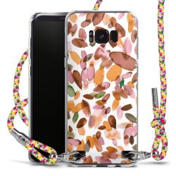 New Carry Case Transparent Stoff colourful/silber