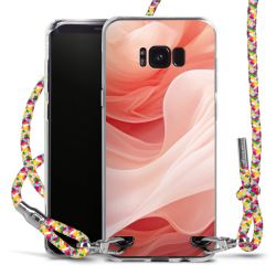 New Carry Case Transparent Stoff colourful/silber