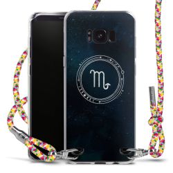 New Carry Case Transparent Stoff colourful/silber