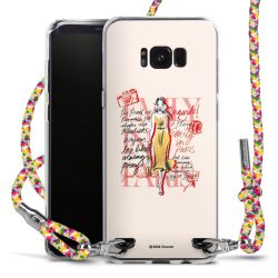 New Carry Case Transparent Stoff colourful/silber