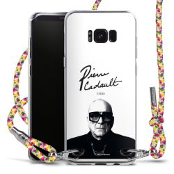 New Carry Case Transparent Stoff colourful/silber