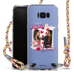 New Carry Case Transparent Stoff colourful/silber