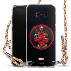 New Carry Case Transparent Stoff colourful/silber