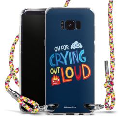 New Carry Case Transparent Stoff colourful/silber