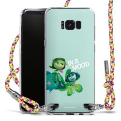 New Carry Case Transparent Stoff colourful/silber