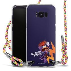 New Carry Case Transparent Stoff colourful/silber