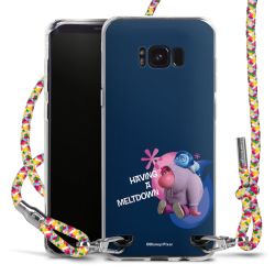 New Carry Case Transparent Stoff colourful/silber