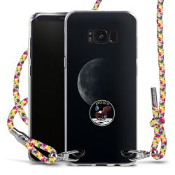 New Carry Case Transparent Stoff colourful/silber