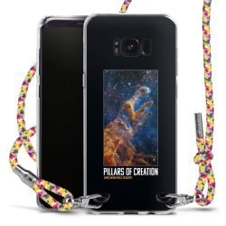 New Carry Case Transparent Stoff colourful/silber