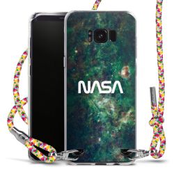 New Carry Case Transparent Stoff colourful/silber