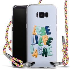 New Carry Case Transparent Stoff colourful/silber