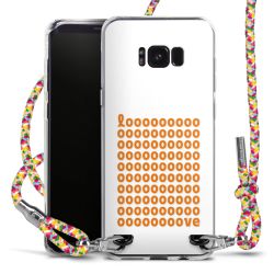 New Carry Case Transparent Stoff colourful/silber