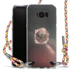 New Carry Case Transparent Stoff colourful/silber