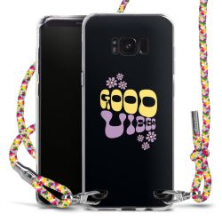 New Carry Case Transparent Stoff colourful/silber